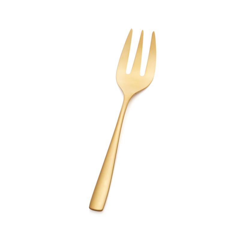 Gold Serving Fork - image 3 of 4