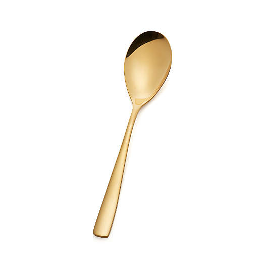 Gold Serving Spoon