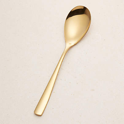 Gold Serving Spoon