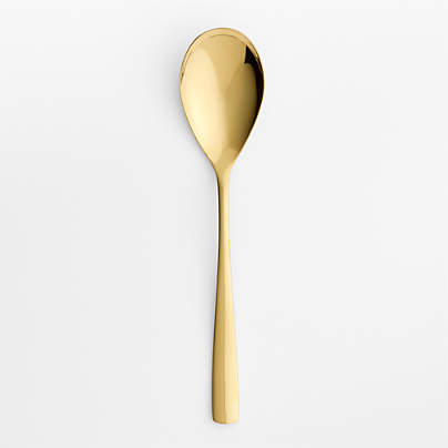 Gold Serving Spoon