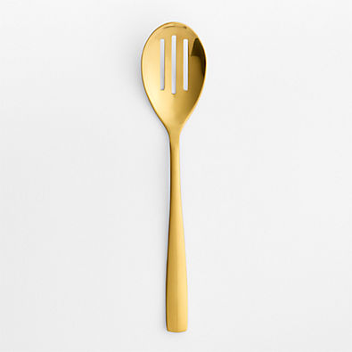 View Gold Slotted Serving Spoon details