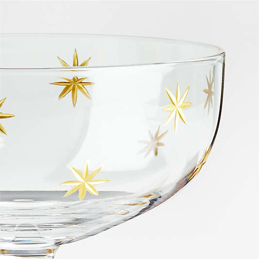 Gold Star Etched 8.5-oz. Coupe Glass