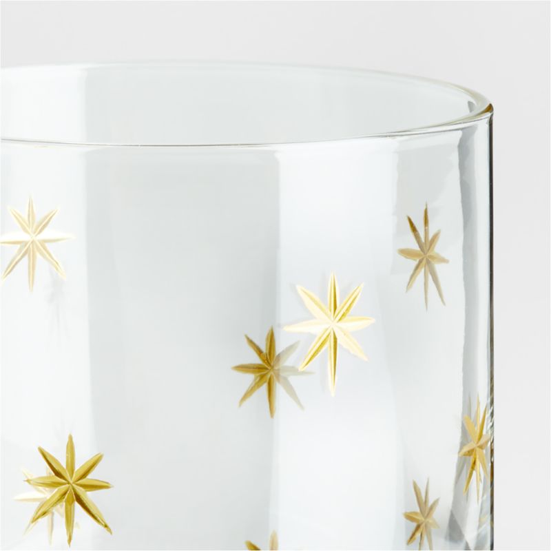 Gold Star Etched 8.5-oz. Double Old-Fashioned Glass - image 4 of 5