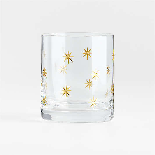 Gold Star Etched 8.5-oz. Double Old-Fashioned Glass