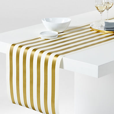 View Gold Stripe Paper Runner details