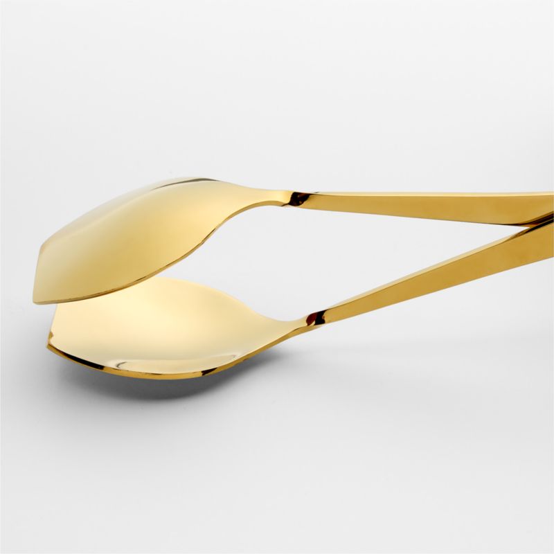 Gold Scissor-Handled Serving Tongs - image 3 of 4