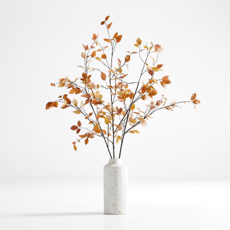 Ema Ceramic White Floor Vase