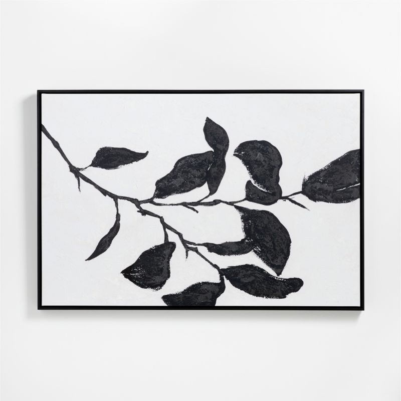 "Good Day" Framed Black and White Floral Wall Art Print 41.5"x61.5" - image 3 of 6