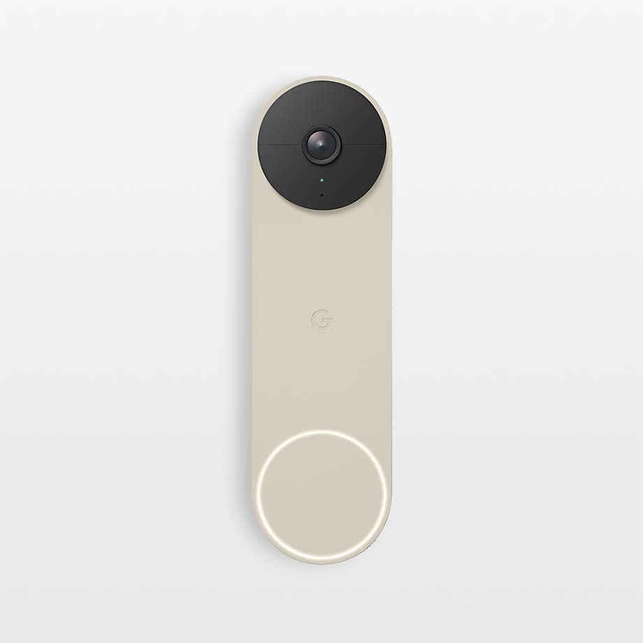 Google Nest Linen Battery Doorbell Crate & Barrel