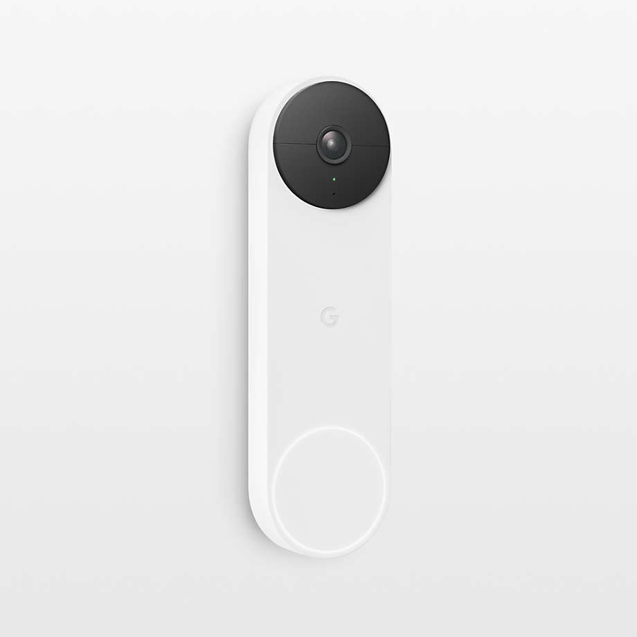 Google Nest Snow Wired Doorbell + Reviews Crate & Barrel