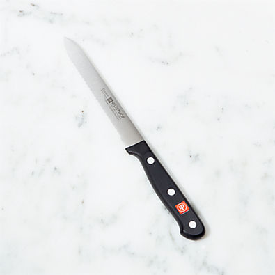View Wüsthof ® Gourmet 5 " Serrated Utility Knife details