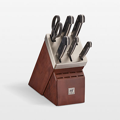 View ZWILLING Gourmet 7-Piece Self-Sharpening Knife Block Set details