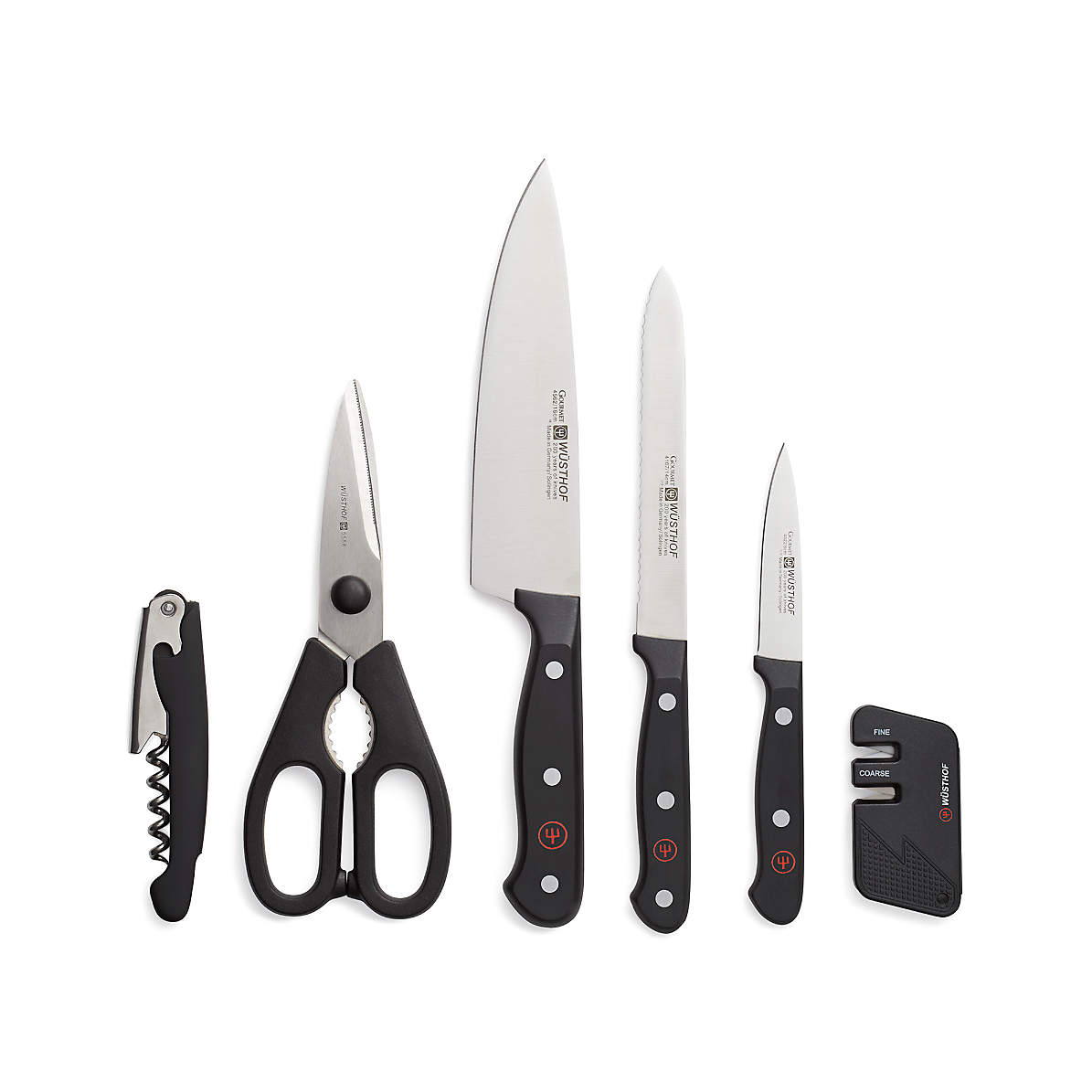 Wusthof Gourmet 7-Piece Traveler Knife Set at Swiss Knife Shop