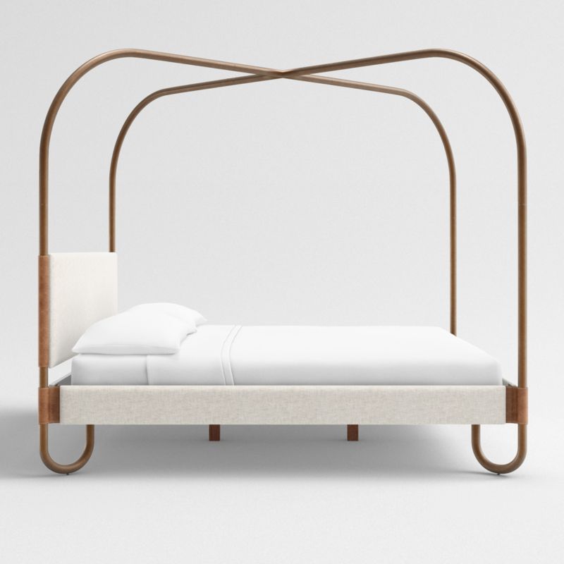 Gracia King Upholstered Canopy Bed - image 4 of 12