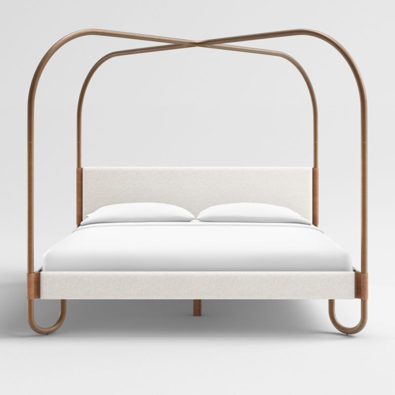 Gracia King Upholstered Canopy Bed - image 0 of 12