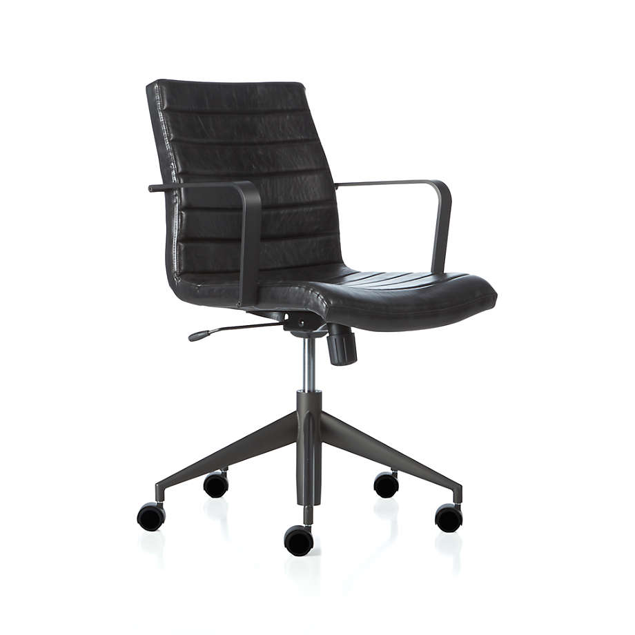 black desk chair