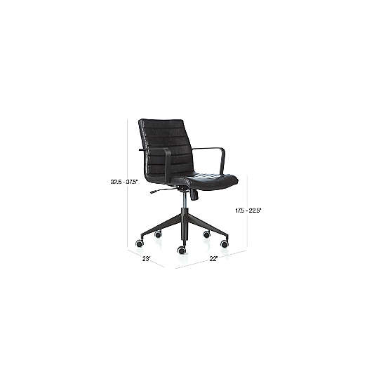 Graham Black Office Chair