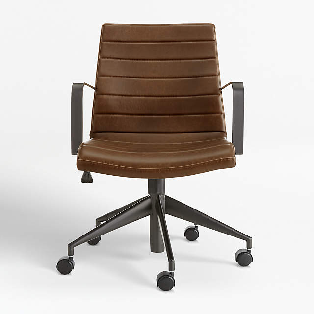 Graham Brown Desk Chair Reviews, Leather Office Desk Chair With Wheels