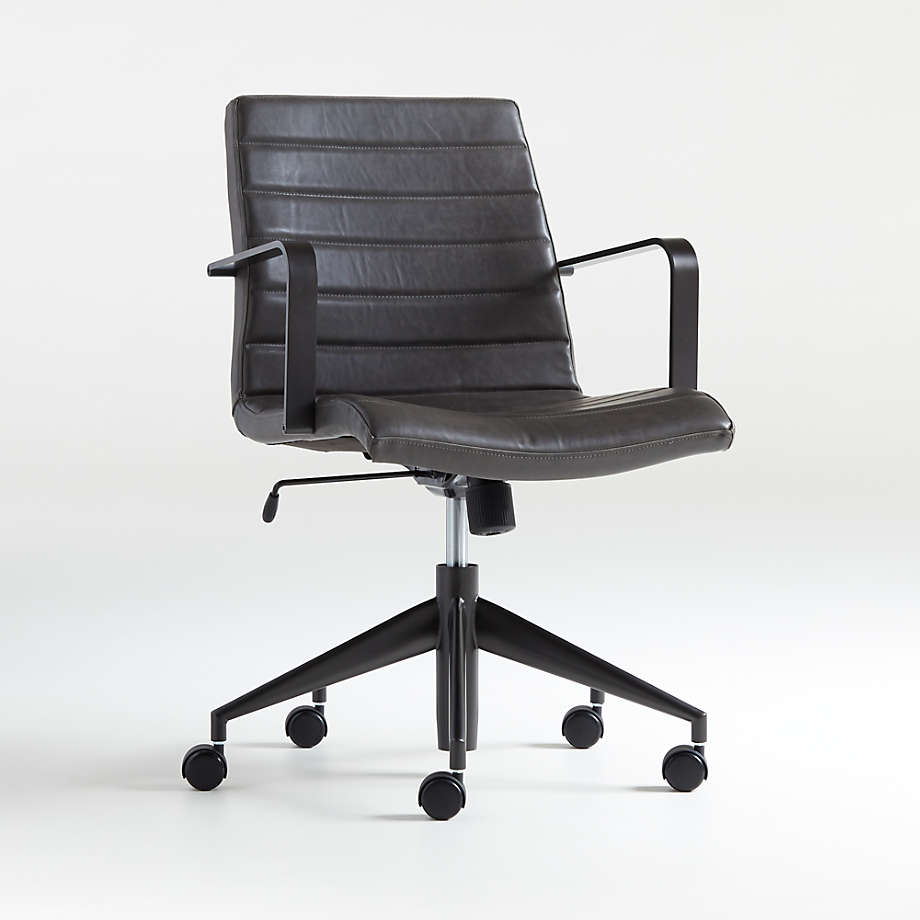 Graham Grey Office Chair Crate Barrel