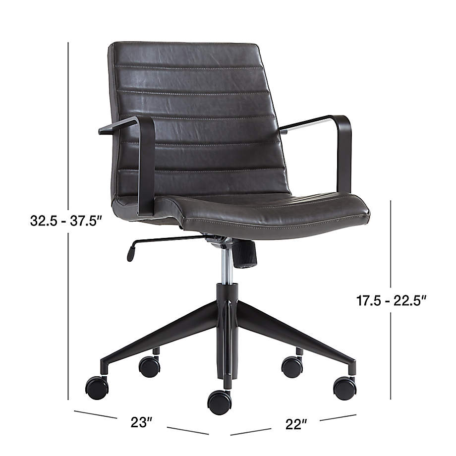 Crate and barrel graham shop office chair