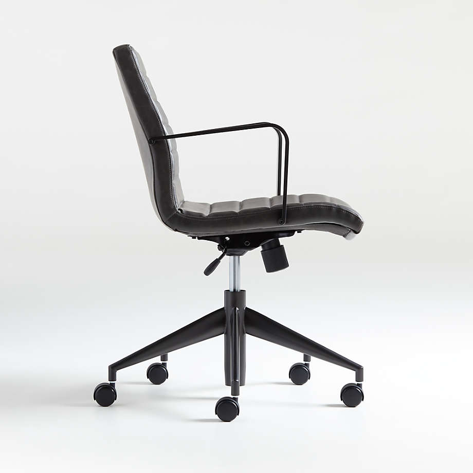 Graham Grey Office Chair Reviews Crate Barrel