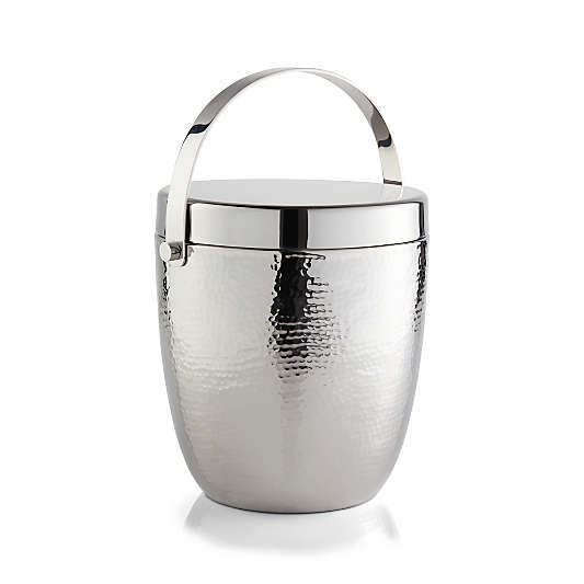 Graham Hammered Metal Ice Bucket