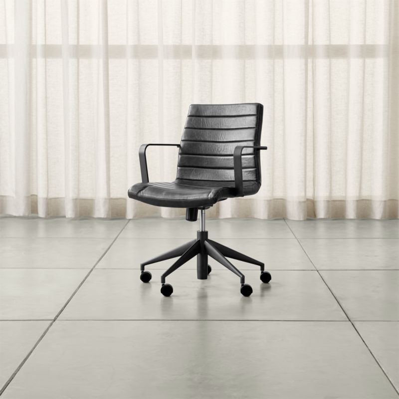 Graham Black Office Chair - image 8 of 12