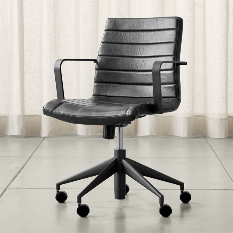 Graham Black Office Chair - image 7 of 12