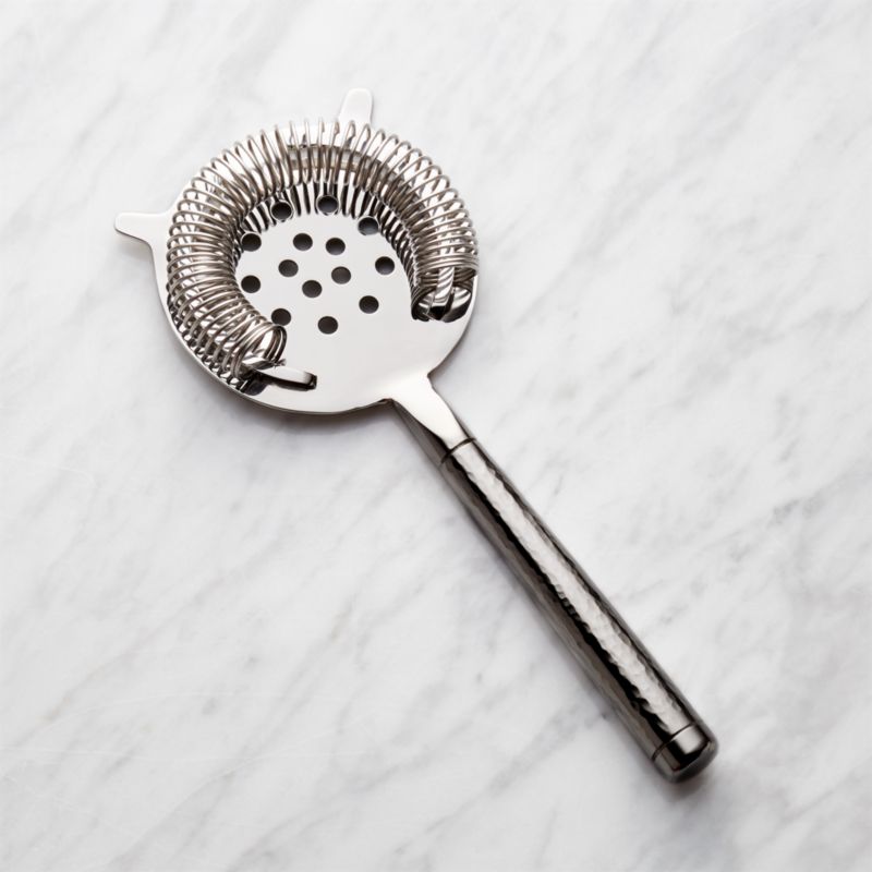 Graham Hammered Metal Springed Strainer - image 0 of 5