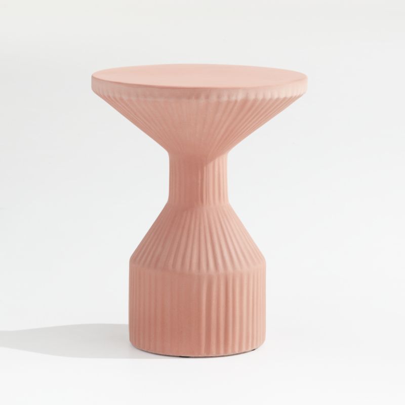 Granada Terracotta Garden Stool | Crate & Barrel Canada