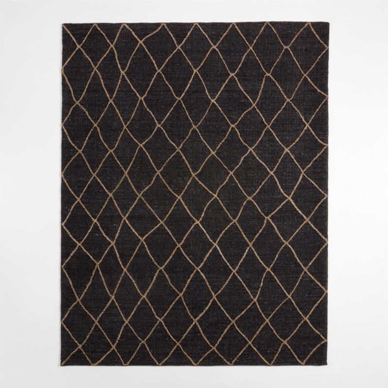 Granada Wool Handwoven Onyx Orange Area Rug 6'x9' - image 0 of 4