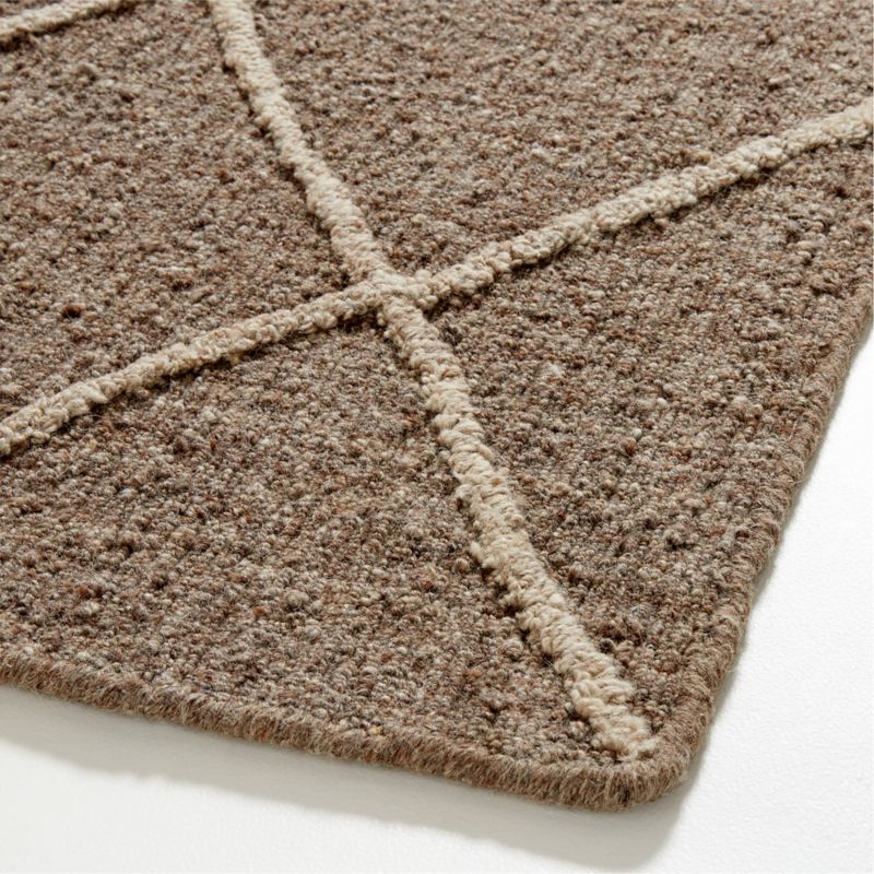 Granada Wool Handwoven Sandstone Brown Area Rug 10'x14' - image 7 of 8