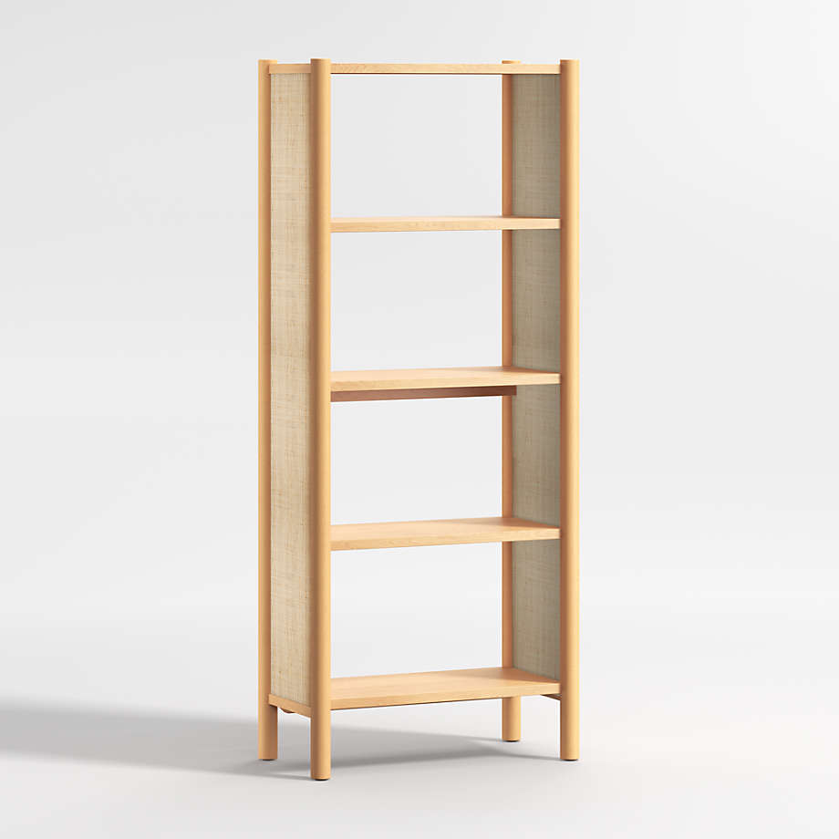 Natural oak deals bookshelf