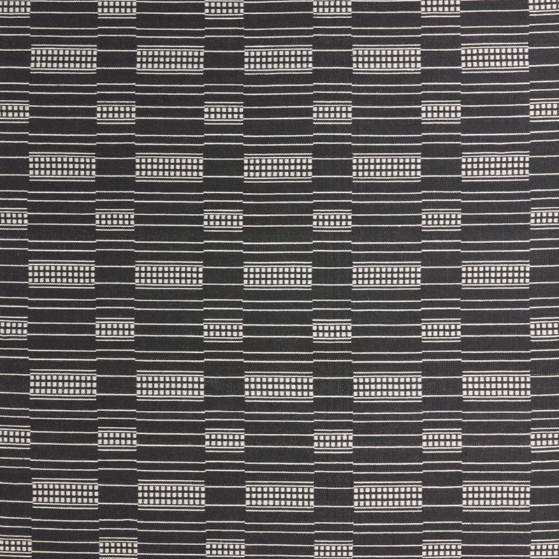 Graphic Stripe Black Handwoven Flatweave Kids Performance Area Rug 5'x8' - image 1 of 5