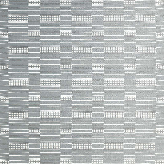 Graphic Stripe Mist Blue Hand Woven Flatweave Kids Performance 12"x18" Rug Swatch