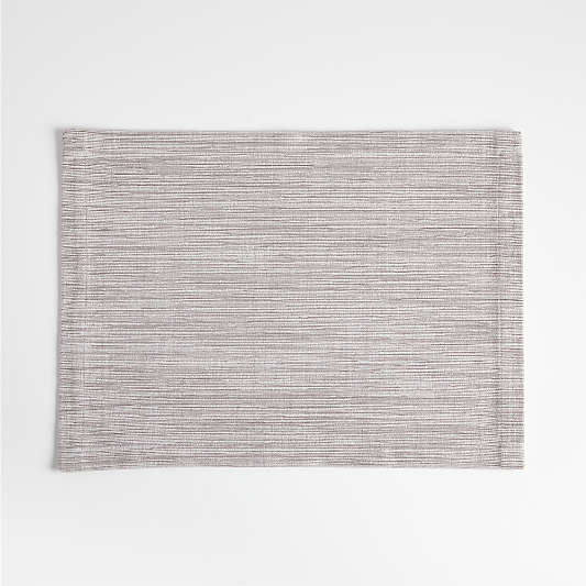 Aspen Dove Grey Cotton Placemat