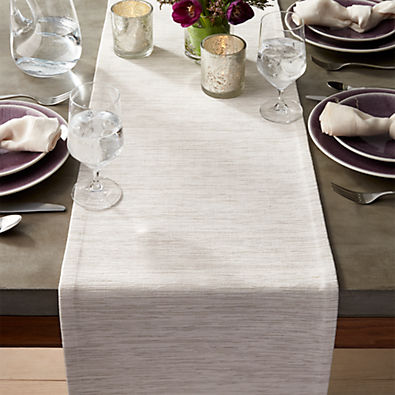 View Aspen 120" Crisp White Table Runner details