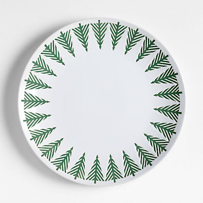 View Green Forest Holiday Dinner Plate details