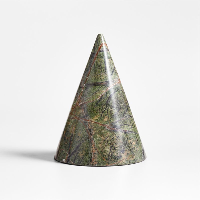 Marble Decorative Cone Sculpture - image 0 of 9