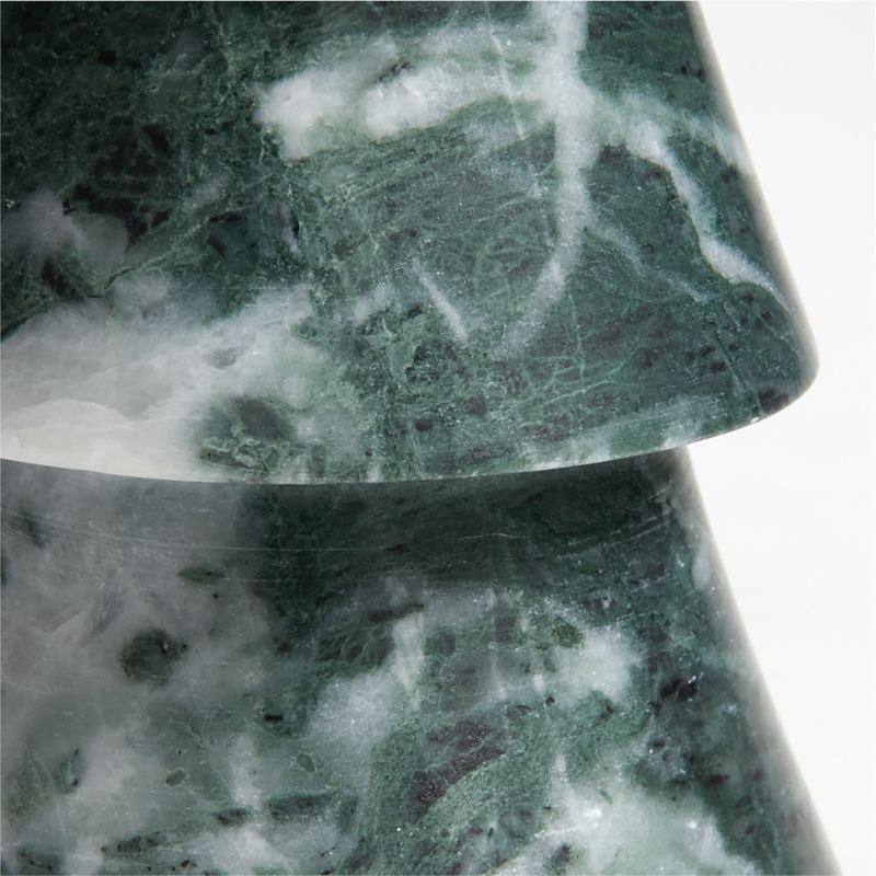 Small Green Marble Christmas Tree 7" - image 11 of 12