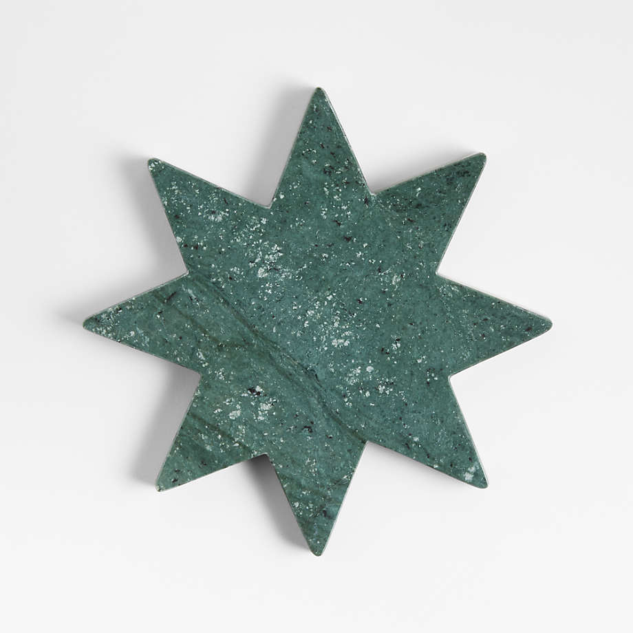 Green Marble Trivet | Crate & Barrel