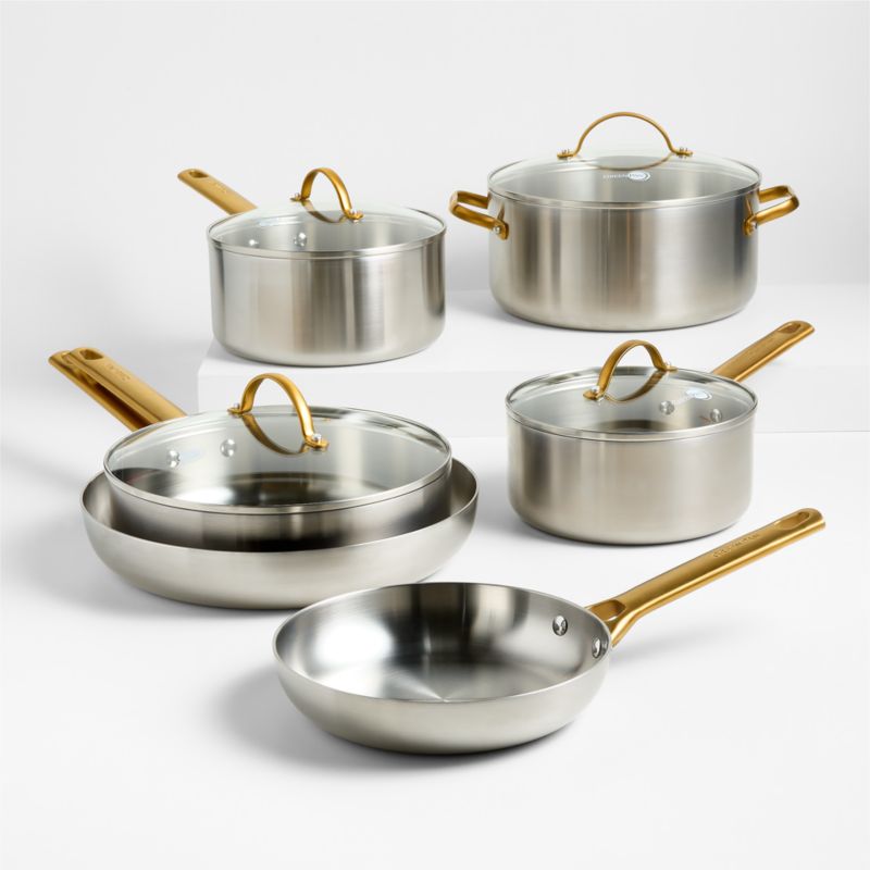 GreenPan™ Reserve 10-Piece Stainless Steel Cookware Set - image 0 of 12