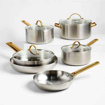 GreenPan™ Reserve 10-Piece Stainless Steel Cookware Set