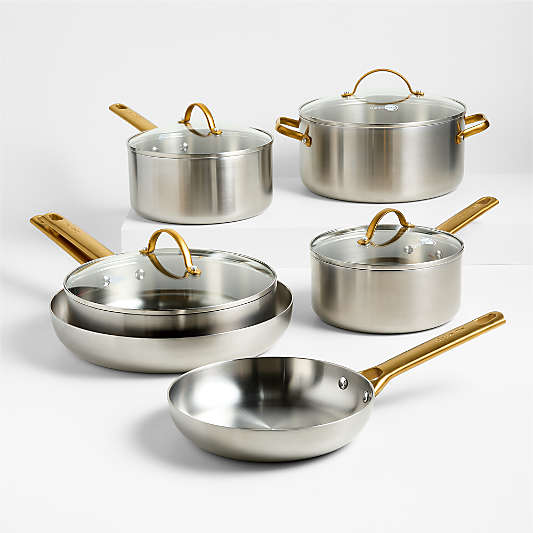 GreenPan â„¢ Reserve 10-Piece Stainless Steel Cookware Set