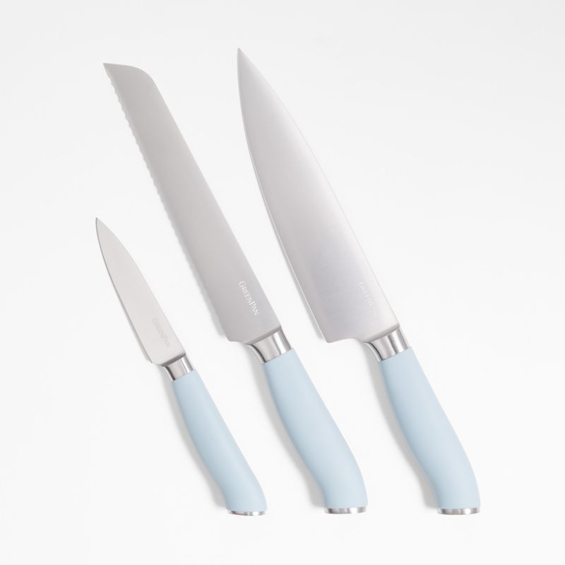 GreenPan ™ Blue Haze 3-Piece Titanium Knife Set
