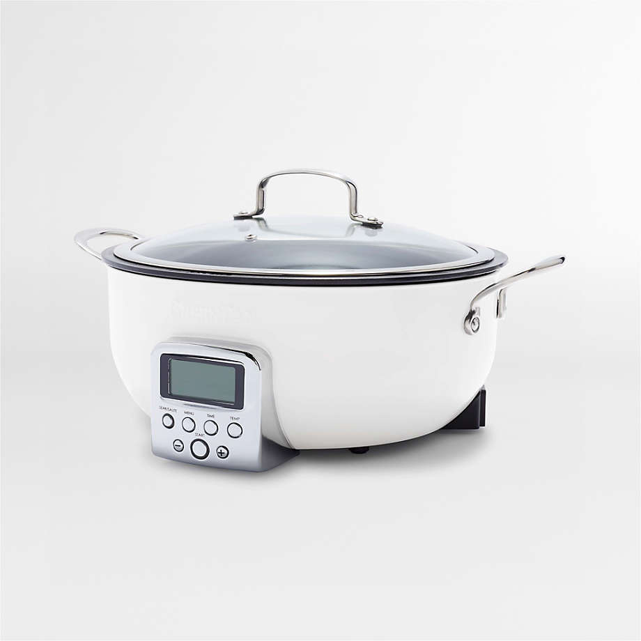 GreenPan Cloud Cream Elite Essential Smart Skillet + Reviews | Crate & Barrel