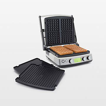 Krups Belgian Waffle Maker: 4-Slice + Reviews | Crate & Barrel