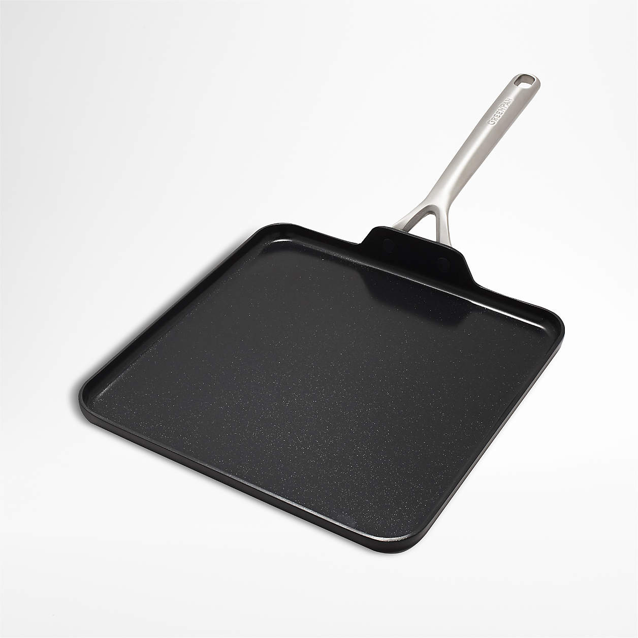 GreenPan GP5 11" Square NonStick Ceramic Griddle Pan Crate & Barrel