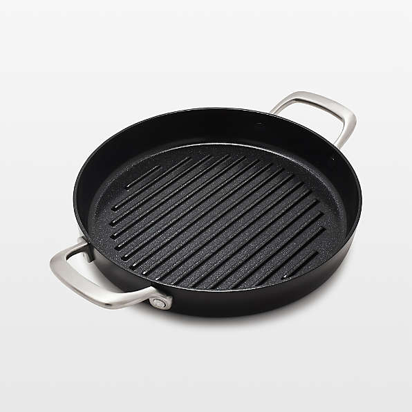 KitchenAid 10.25 Round Stainless Steel Non-Stick Grill Pan +