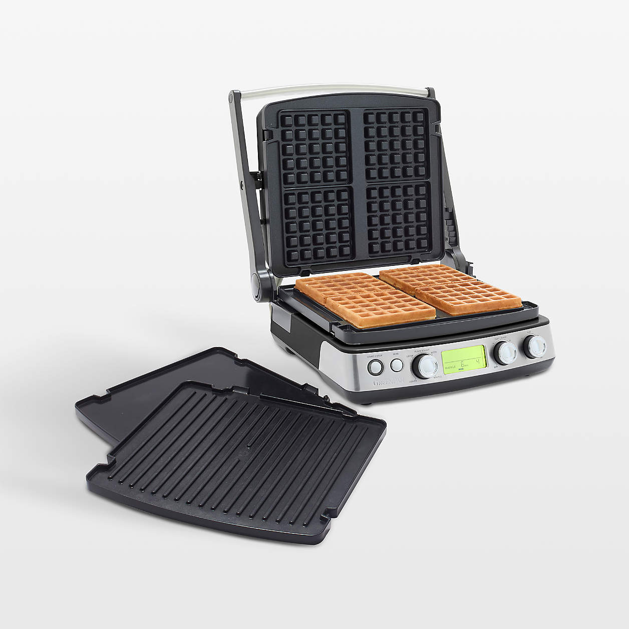 GreenPan Elite Cloud Cream 7-in-1 Grill, Griddle and Waffle Maker